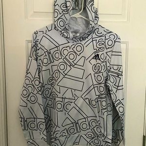 Boys Adidas Hoodie Sz Large 14/16